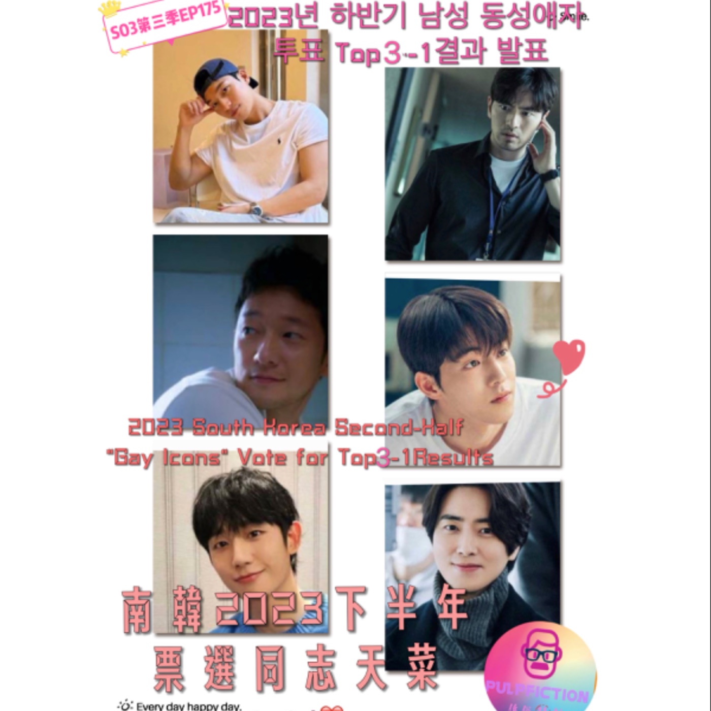 同志天菜 Top3-1結果揭曉😂 “南”朋友實至名歸❤️ 南韓2023下半年 票選🎫S03第3季EP175 episode artwork
