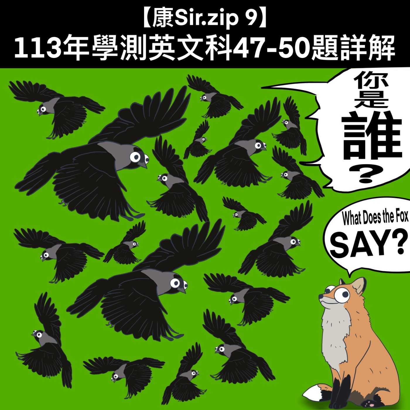 【康Sir.zip 9】113年大學學測英文科47-50題詳解 episode artwork