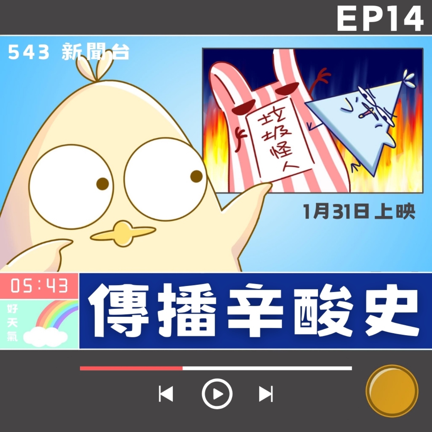 EP14 鳥事543：傳播辛酸史，傳播知多少？ episode artwork