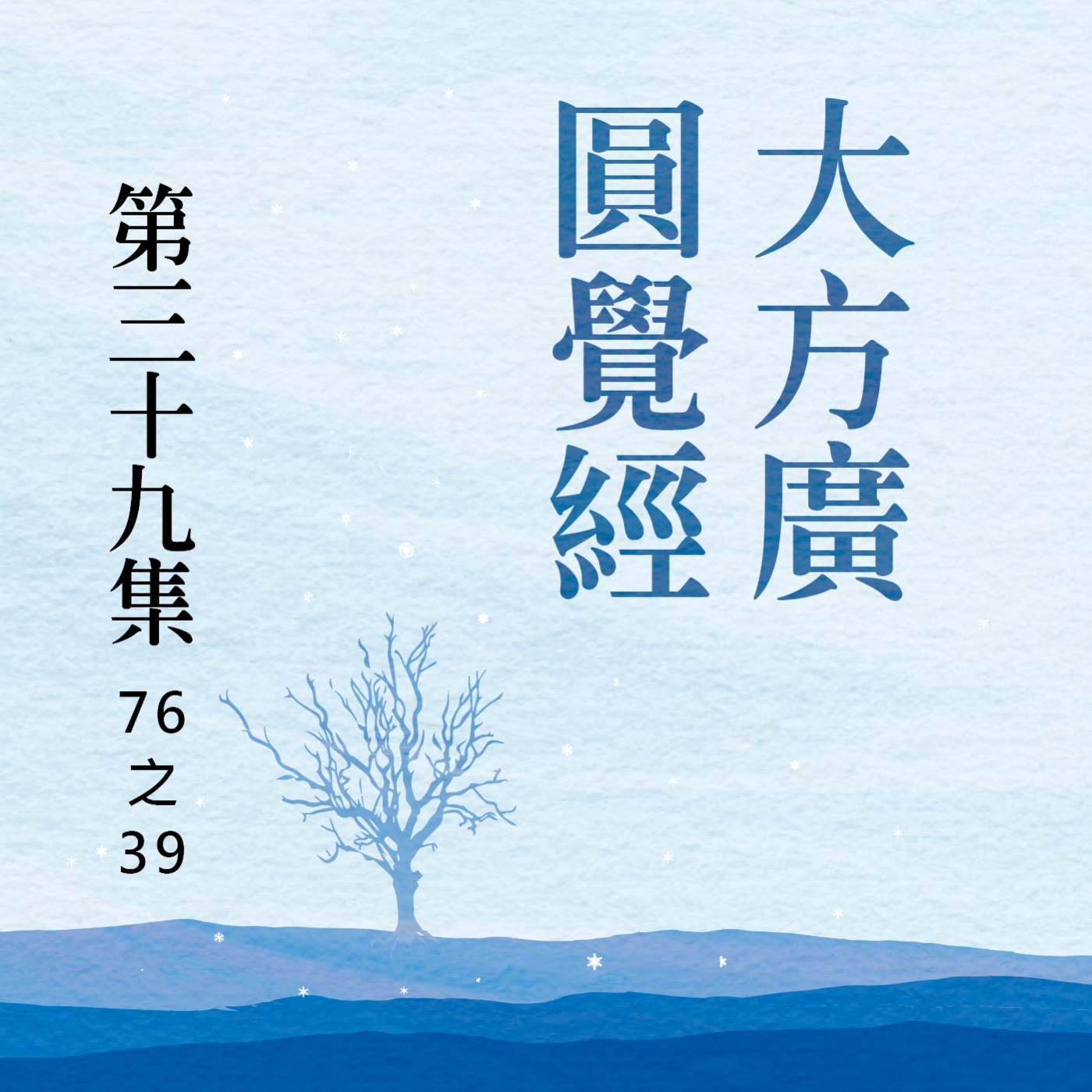 《大方廣圓覺經》第三十九集 (76之39)