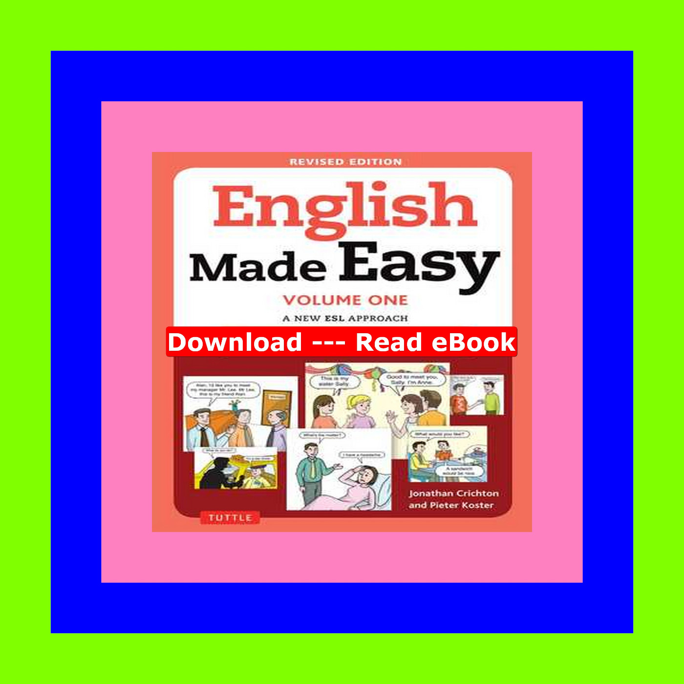 DOWNLOAD English Made Easy Volume One A New ESL Approach Learning English Through Pictures (Free On