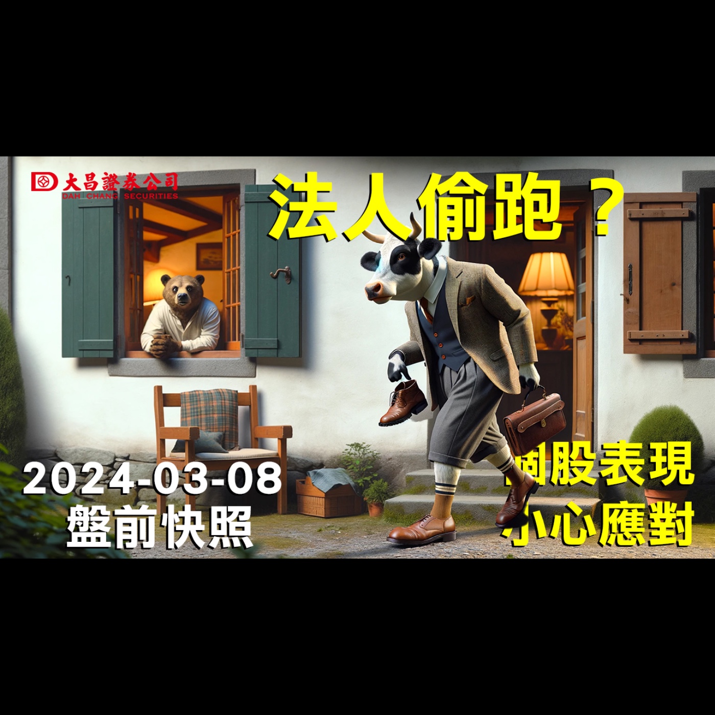 【大昌證券】2024年3月8日盤前快照：法人偷跑？個股表現，小心應對！ episode artwork