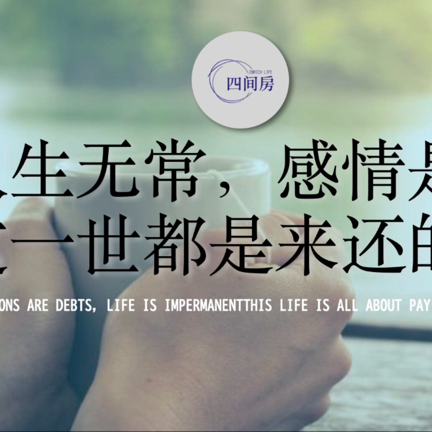 感情是债,人生无常,这一世都是来还的!