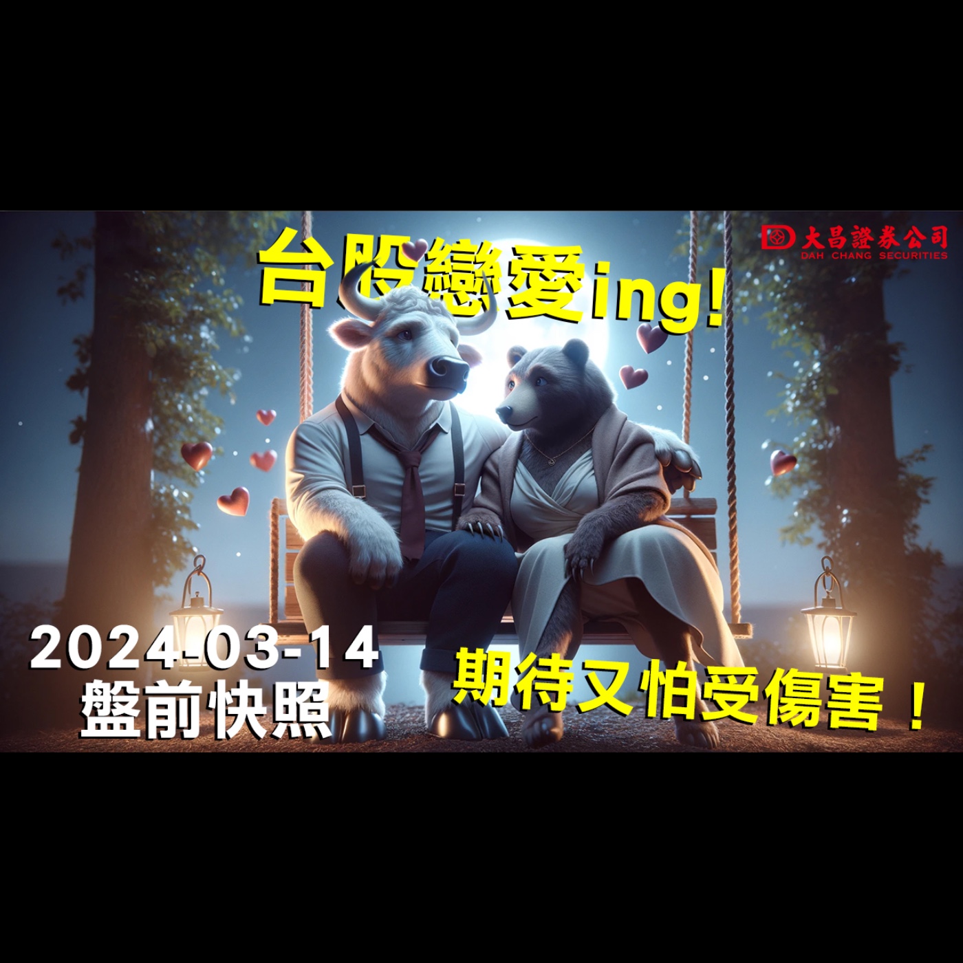 【大昌證券】2024年3月14日盤前快照：台股戀愛ing！期待又怕受傷害！ episode artwork