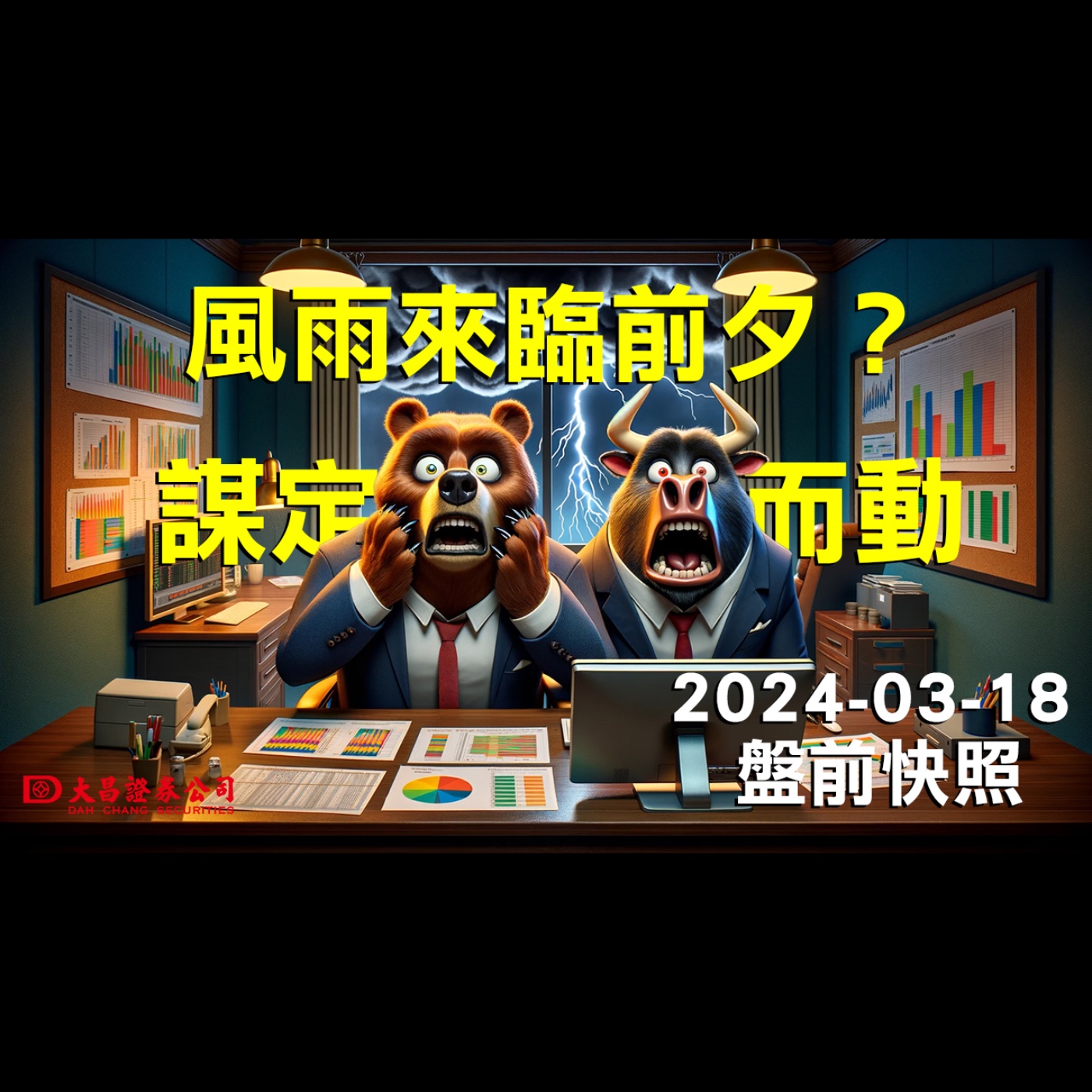 【大昌證券】2024年3月18日盤前快照：風雨來臨前夕？謀定而動！ episode artwork