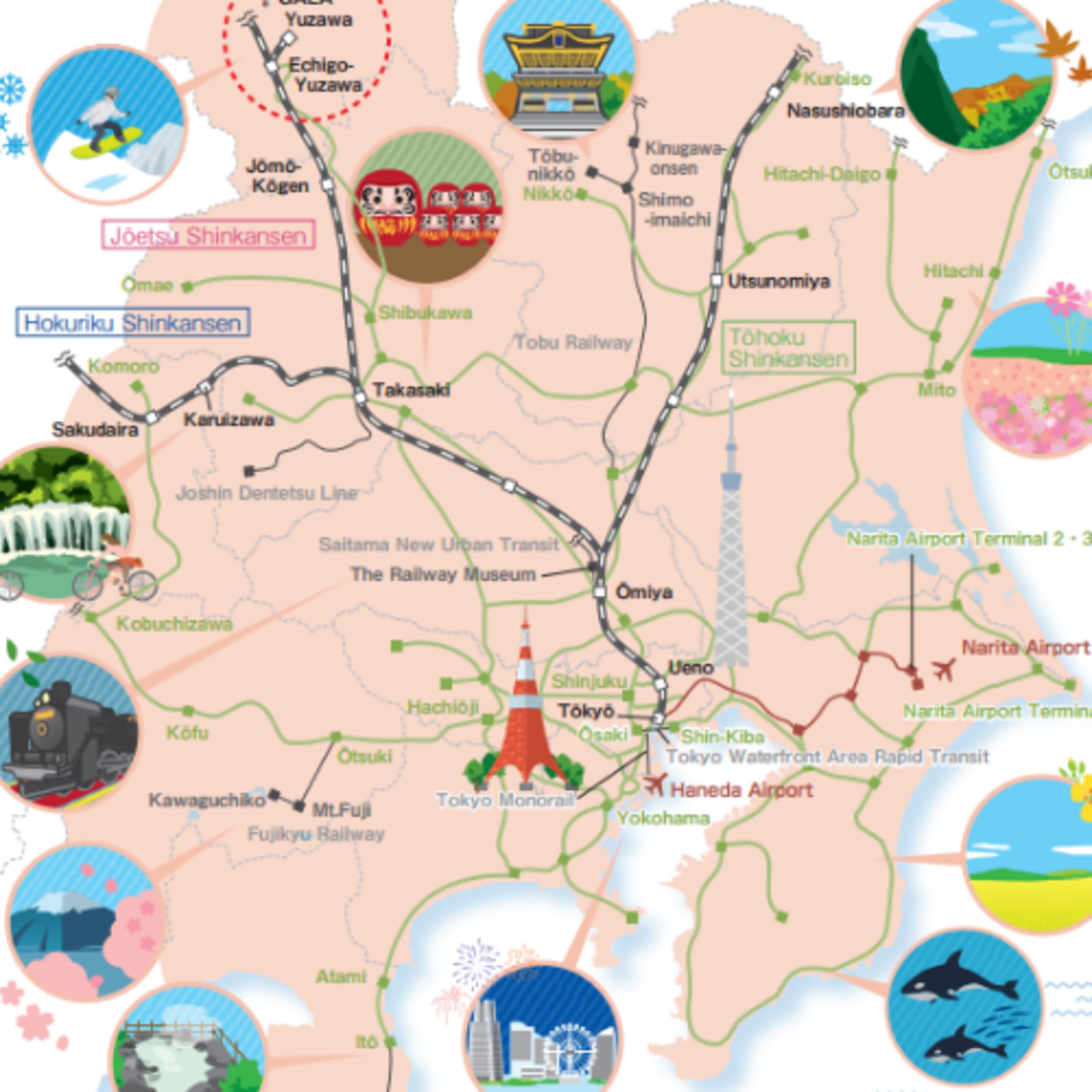 第106回｜東京近郊超值鐵道三日券「東京廣域周遊券」！一次打包輕井澤，日光，河口湖！