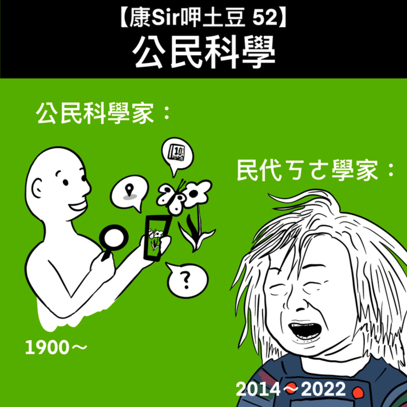 【康Sir呷土豆 52】公民科學  episode artwork