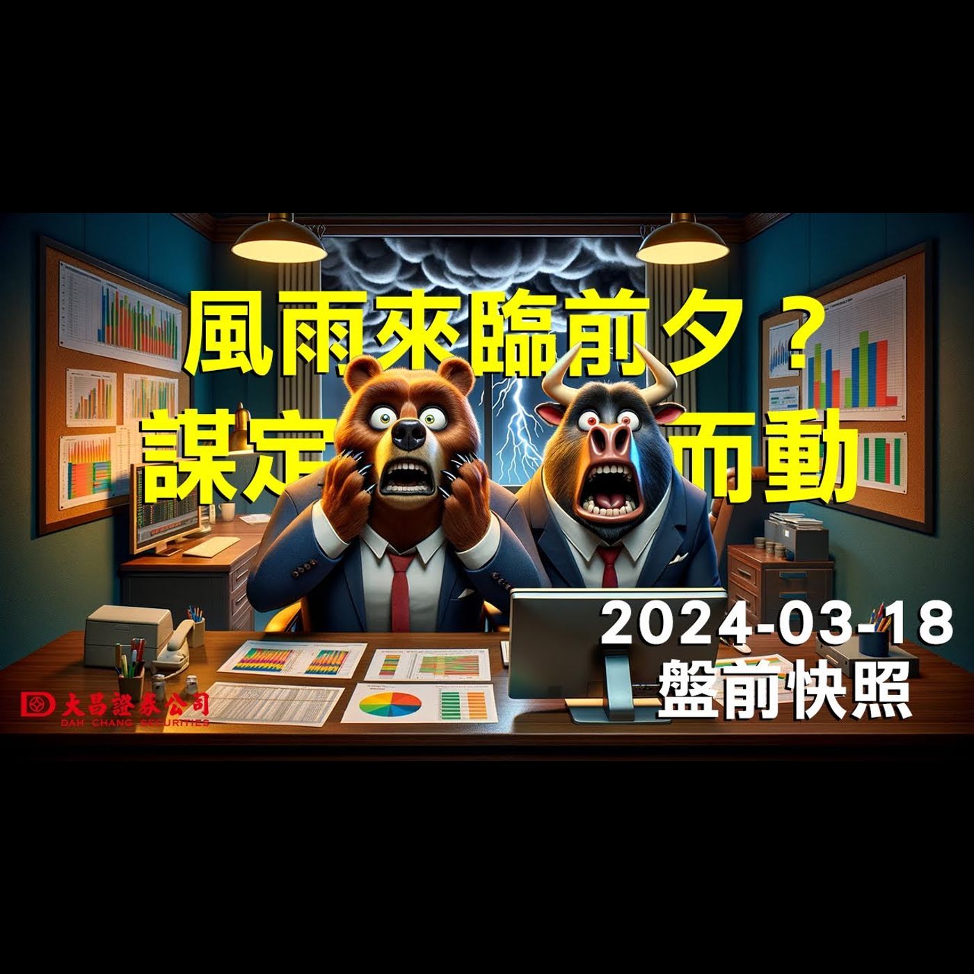 【大昌證券】2024年3月18日盤前快照：風雨來臨前夕？謀定而動！ episode artwork