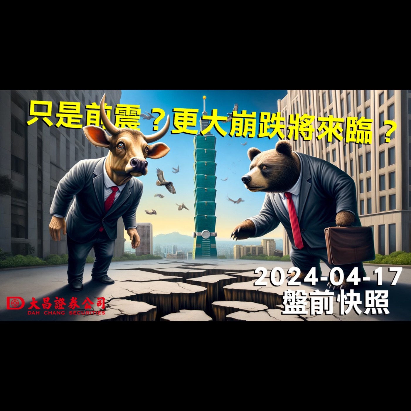 【大昌證券】2024年4月17日盤前快照：只是前震？更大崩跌將來臨？ episode artwork