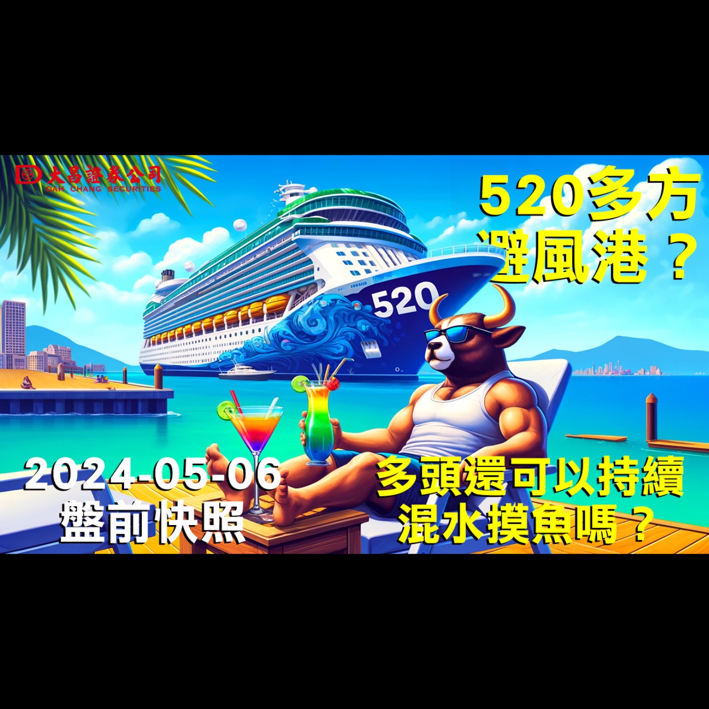 【大昌證券】2024年5月6日盤前快照：520多方避風港？多頭還可以持續混水摸魚嗎？ episode artwork