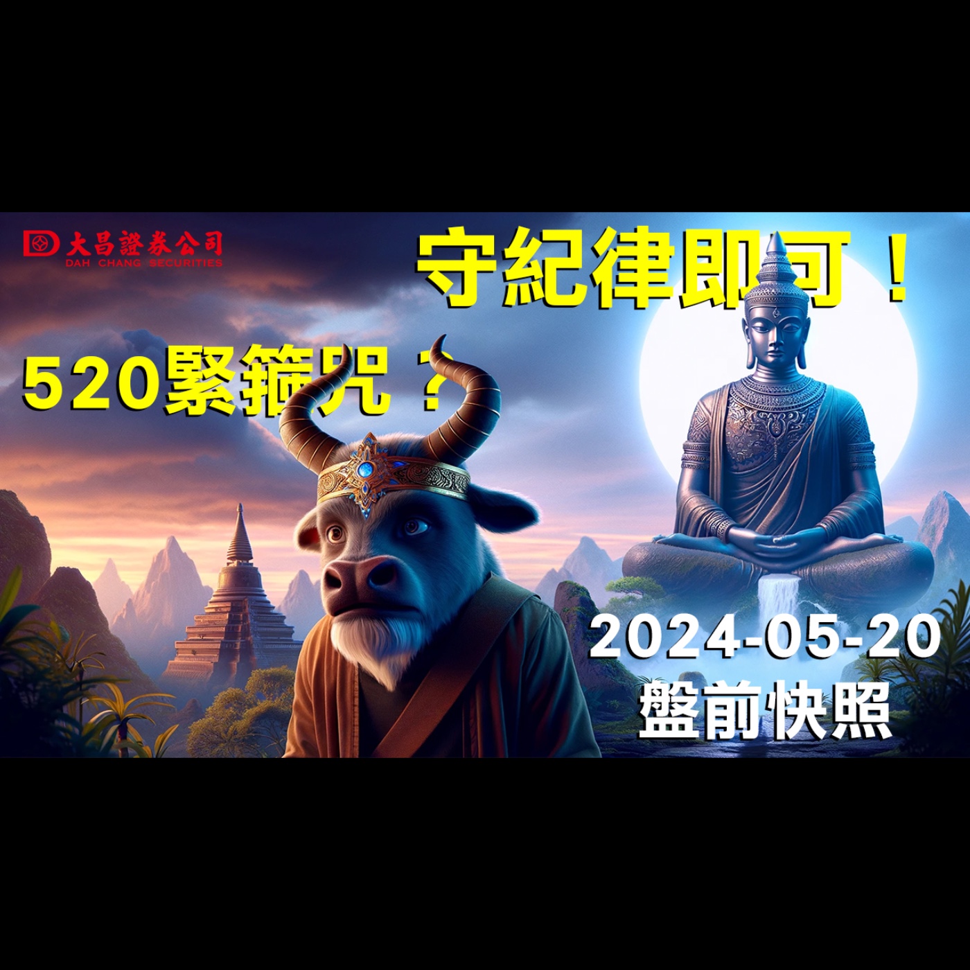 【大昌證券】2024年5月20日盤前快照：520緊箍咒？守紀律即可！ episode artwork