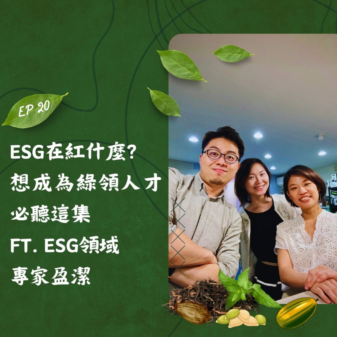 EP20 ESG在紅什麼？想成為綠領人才必聽這集 ft. ESG領域專家盈潔 episode artwork