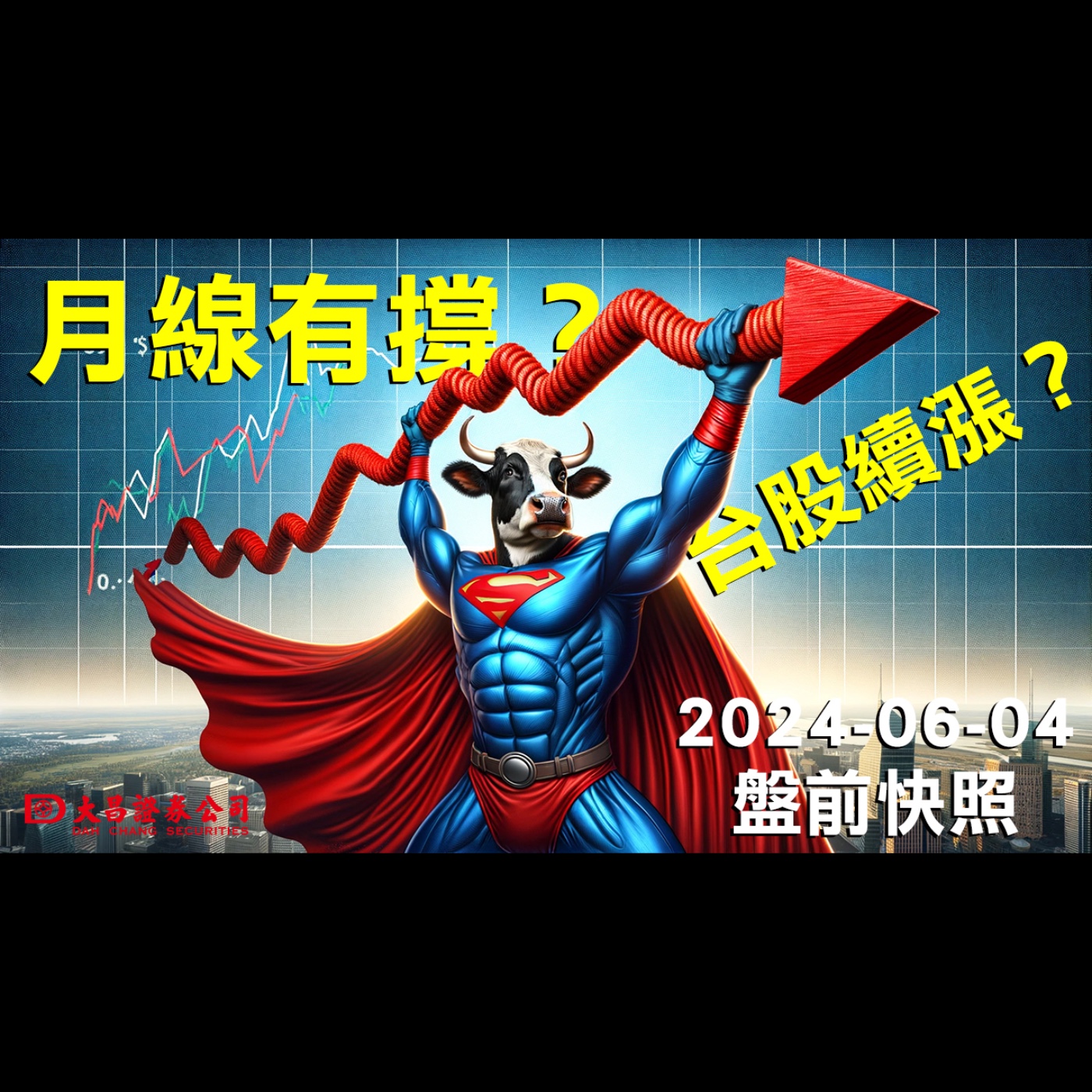 【大昌證券】2024年6月4日盤前快照：月線有撐？台股續漲？ episode artwork