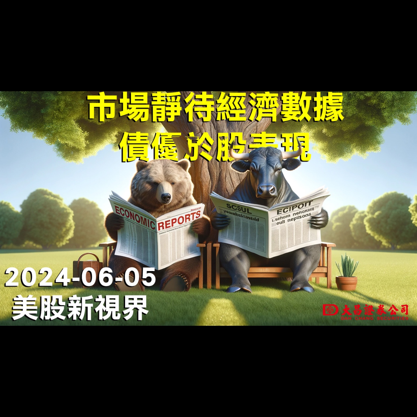 【大昌證券】2024年6月5日美股新視界：市場靜待經濟數據：債優於股表現