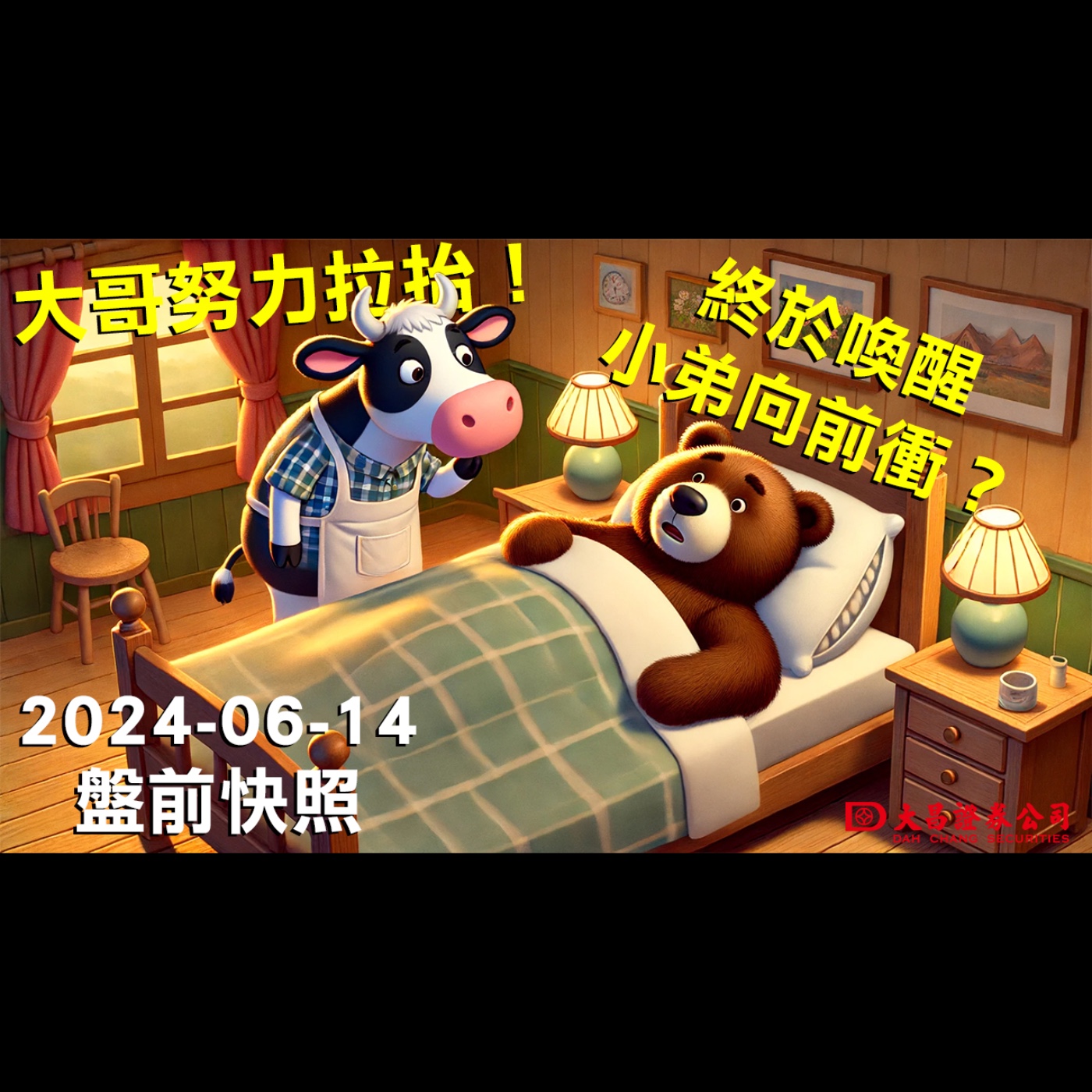 【大昌證券】2024年6月14日盤前快照：大哥努力拉抬！終於喚醒小弟向前衝？ episode artwork