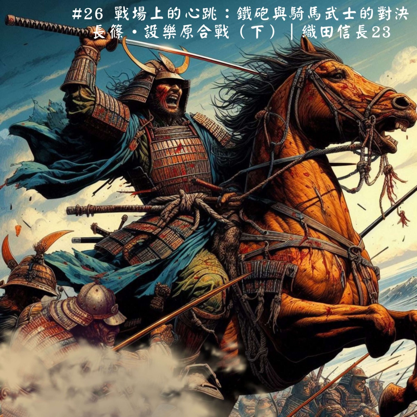 #26 戰場上的心跳：鐵砲與騎馬武士的對決！長篠‧設樂原合戰（下）｜織田信長23 episode artwork