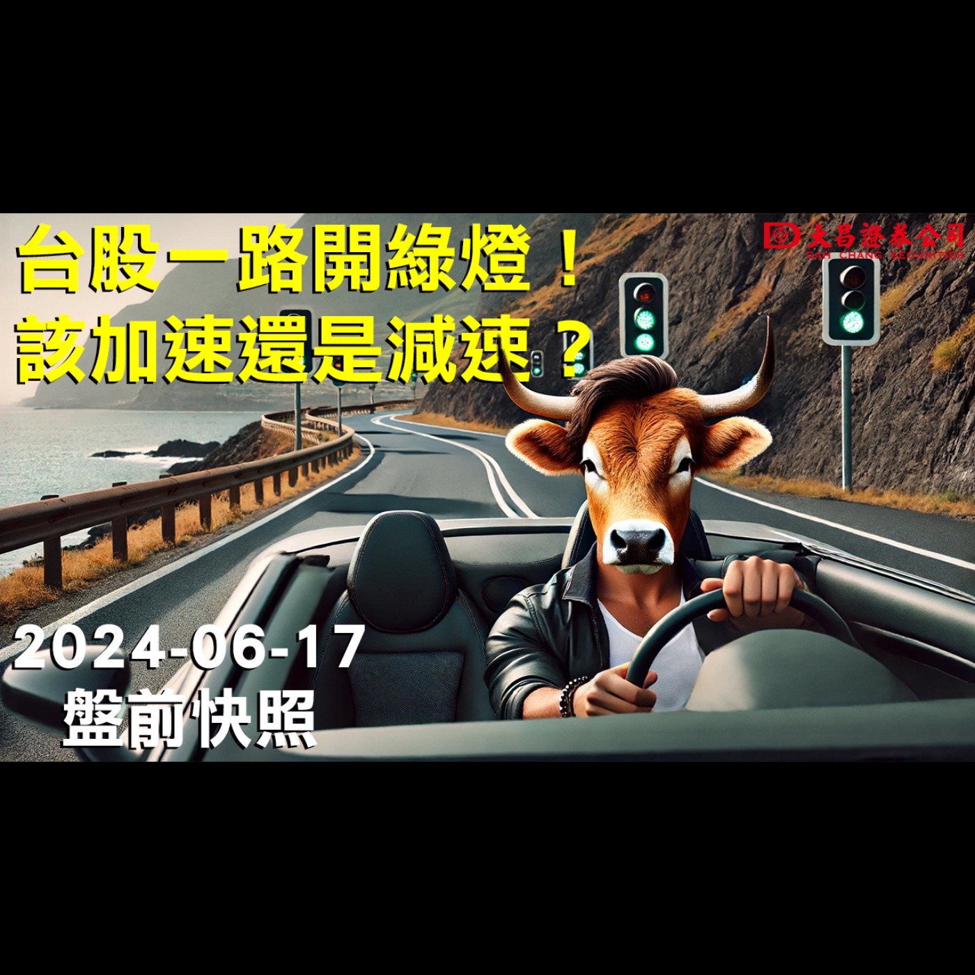 【大昌證券】2024年6月17日盤前快照：台股一路開綠燈！該加速還是減速？ episode artwork