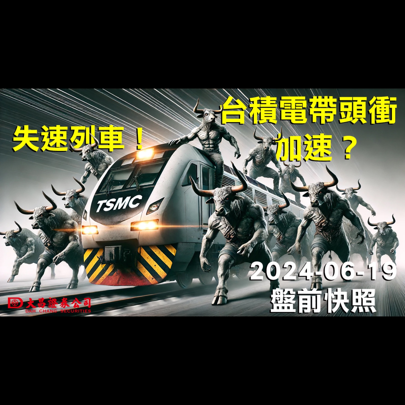 【大昌證券】2024年6月19日盤前快照：失速列車！ 台積電帶頭衝，加速？ episode artwork