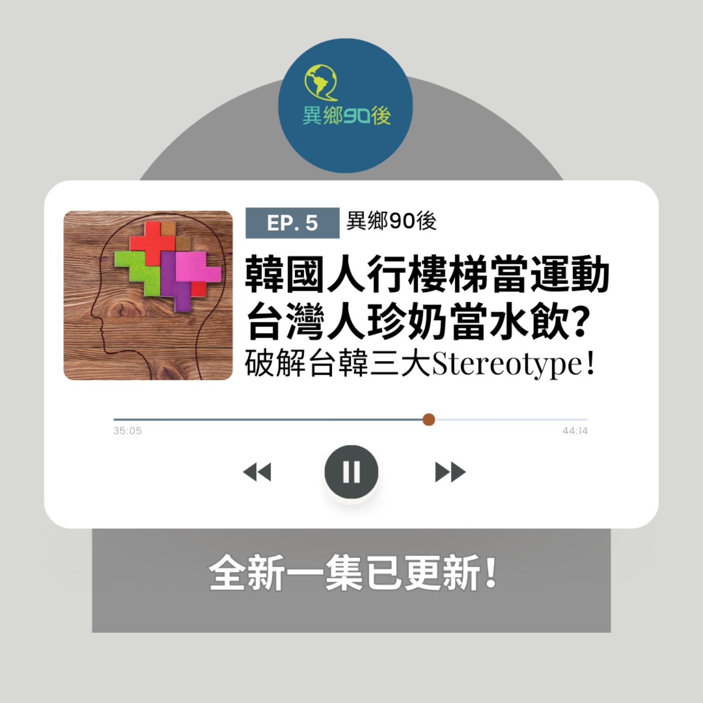 EP5 | 韓國人行樓梯當運動，台灣人珍奶當水飲？ 破解台韓三大Stereotype | 廣東話podcast