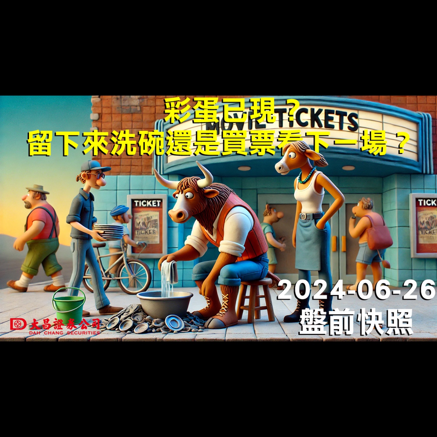 【大昌證券】2024年6月26日盤前快照：彩蛋已現？留下來洗碗，還是買票看下一場？ episode artwork