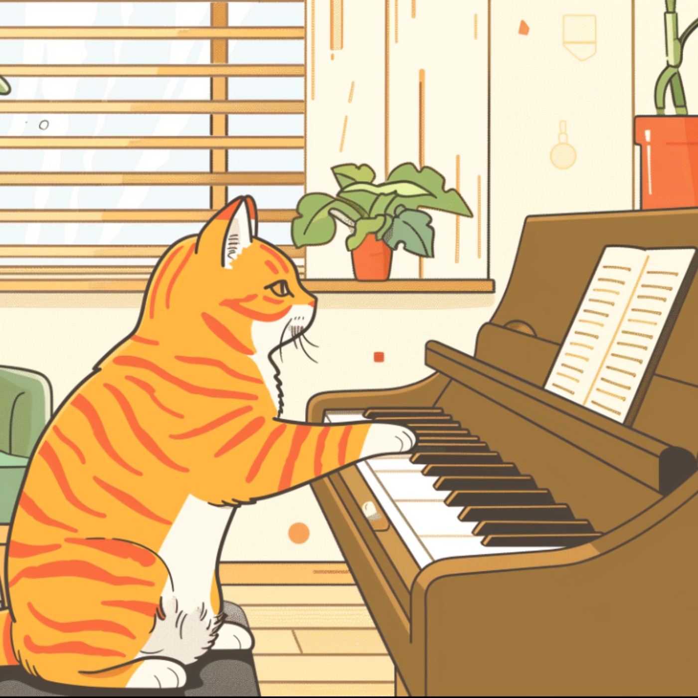 Stress Relieving and relaxing cat piano music (66 minutes)  #工作音樂 #紓壓音樂 #鋼琴音樂 #貓咪音樂 #relaxingmusic episode artwork