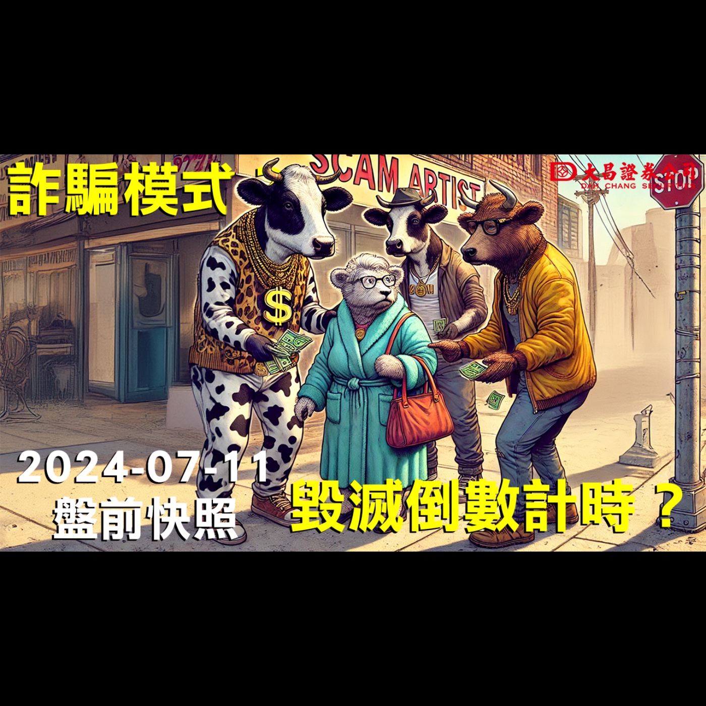 【大昌證券】2024年7月11日盤前快照：詐騙模式？毀滅倒數計時？ episode artwork