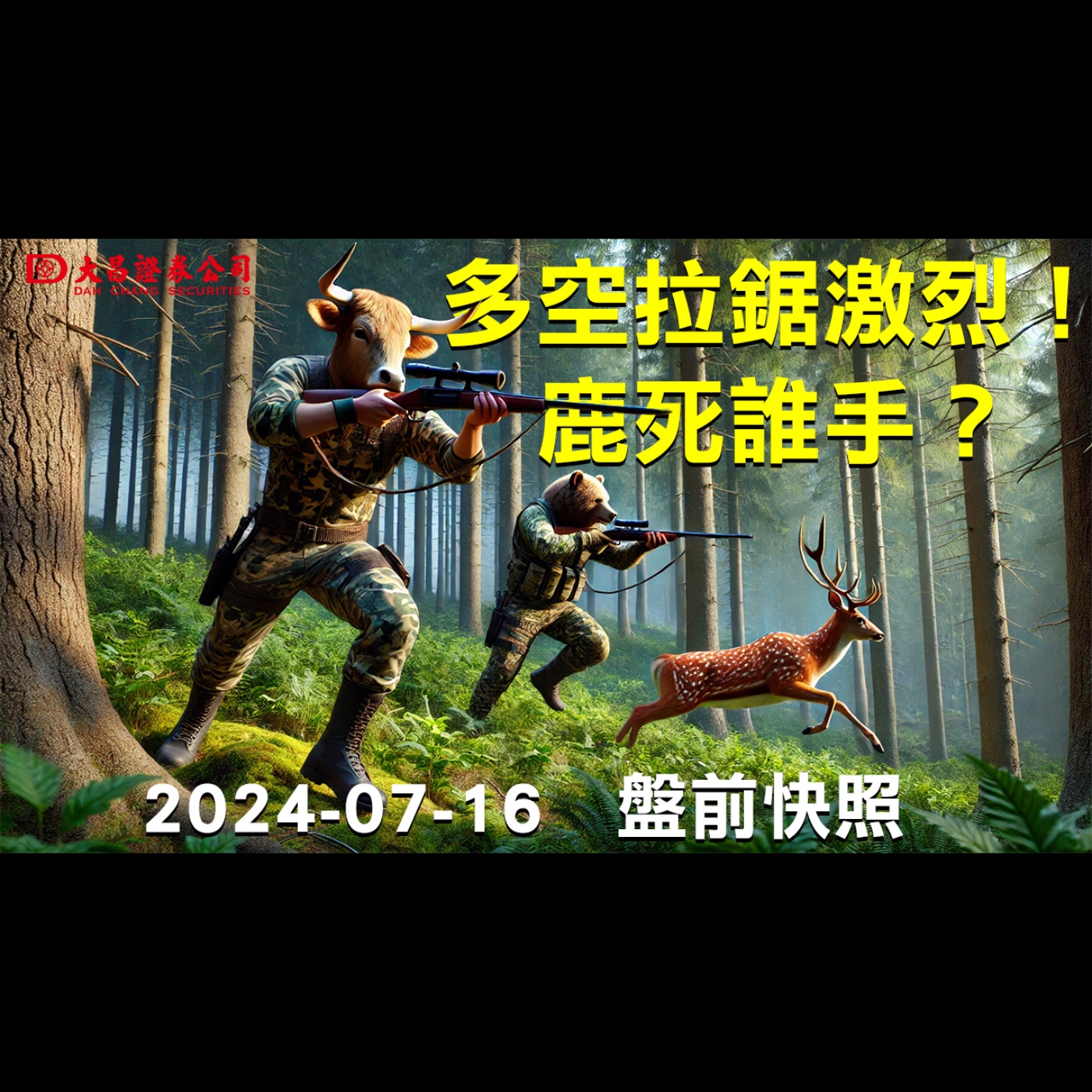 【大昌證券】2024年7月16日盤前快照：多空拉鋸激烈！ 鹿死誰手？ episode artwork