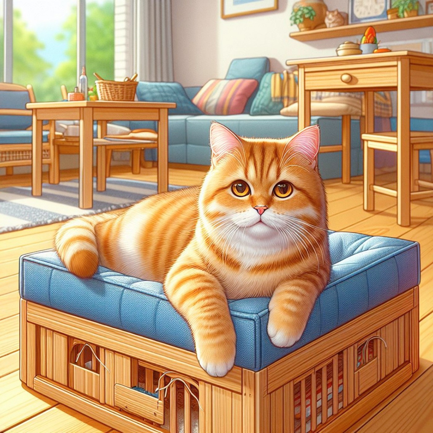 Kiki and Rusty's Starry Night Adventure 👶 Children's book 🦝 Pet Story 😽 Orange cat episode artwork