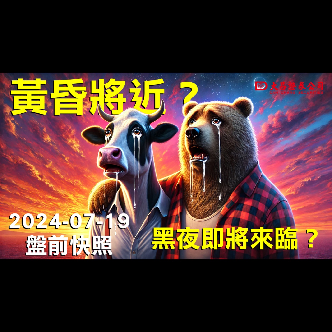 【大昌證券】2024年7月19日盤前快照：黃昏將近？黑夜即將來臨？ episode artwork