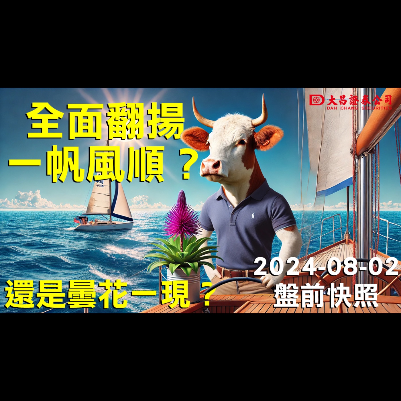 【大昌證券】2024年8月2日盤前快照：全面翻揚，一帆風順？還是曇花一現？ episode artwork