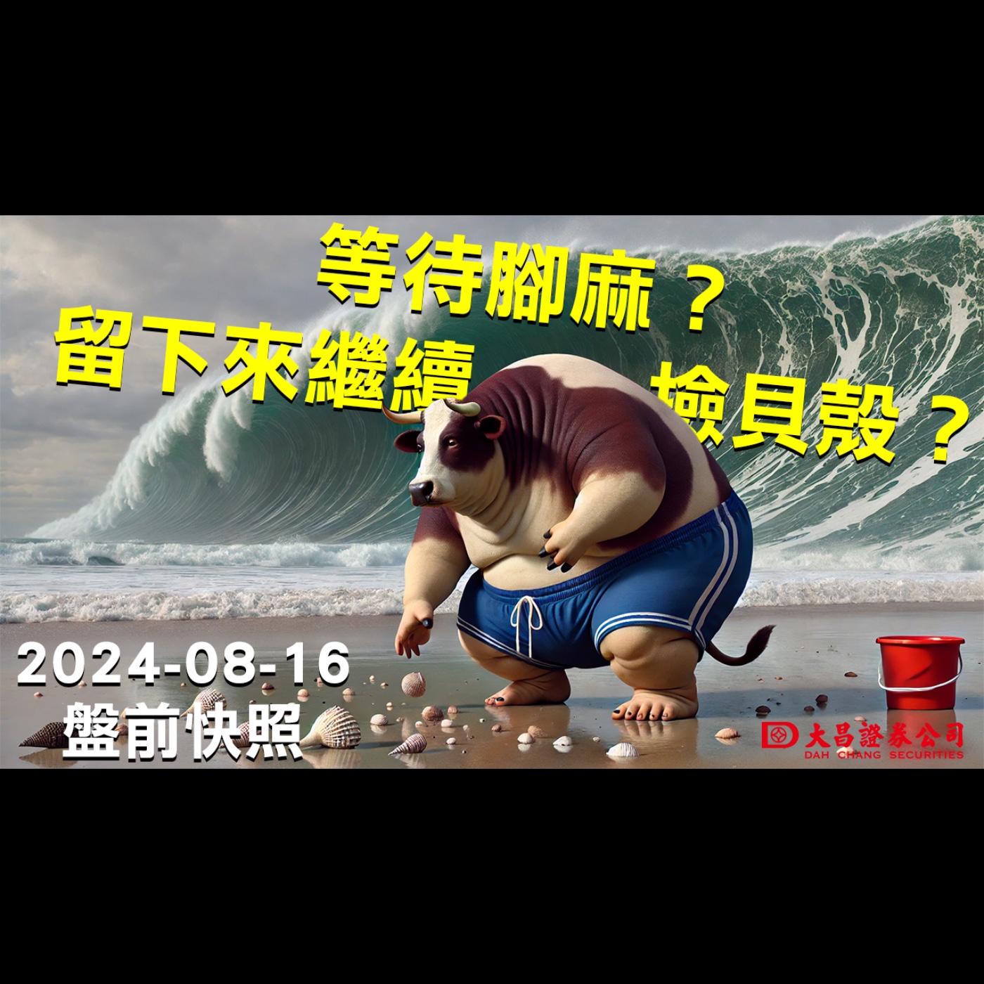 【大昌證券】2024年8月16日盤前快照：等待腳麻？留下來繼續撿貝殼？ episode artwork