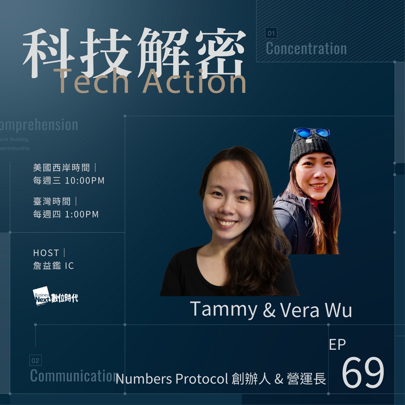 EP69：「數據與真相的守護者，解密區塊鏈技術的新應用」 - Tammy & Vera - Numbers Protocol 創辦人 & 營運長