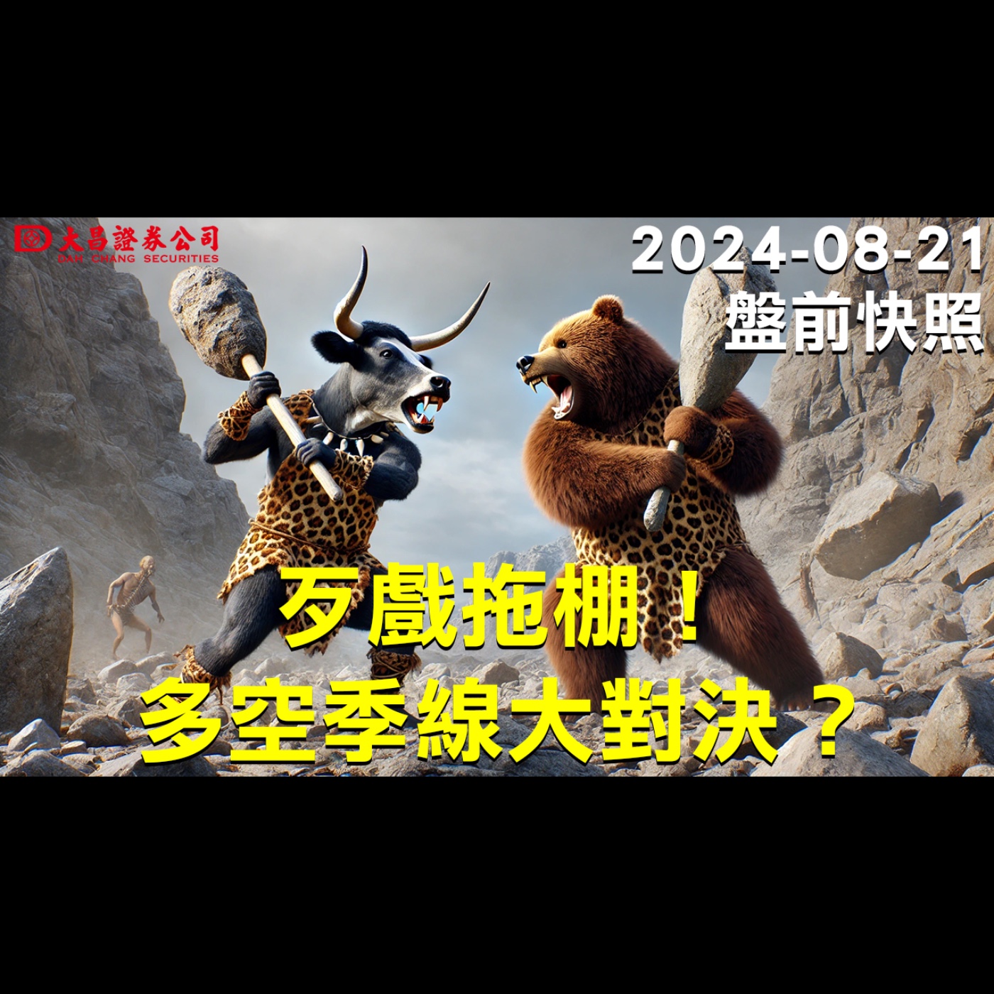 【大昌證券】2024年8月21日盤前快照：歹戲拖棚！多空季線大對決？ episode artwork