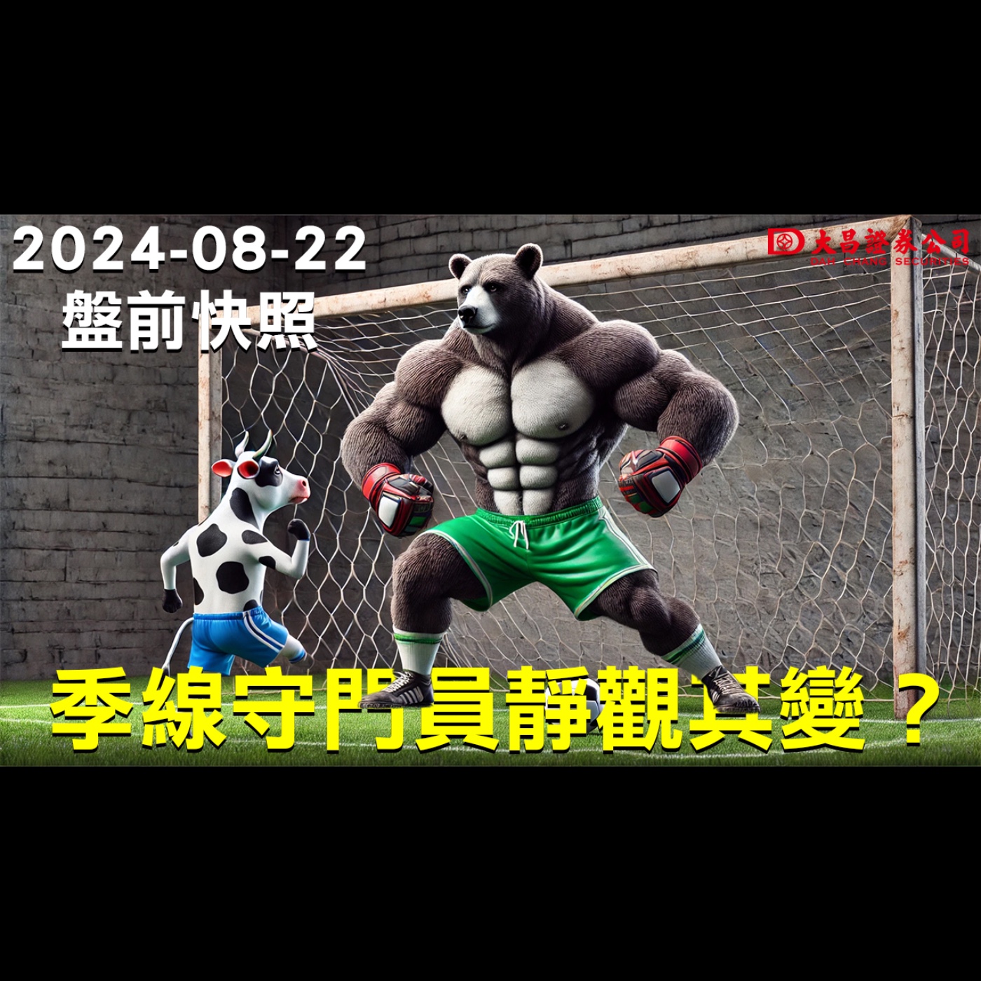 【大昌證券】2024年8月22日盤前快照：季線守門員，靜觀其變？ episode artwork