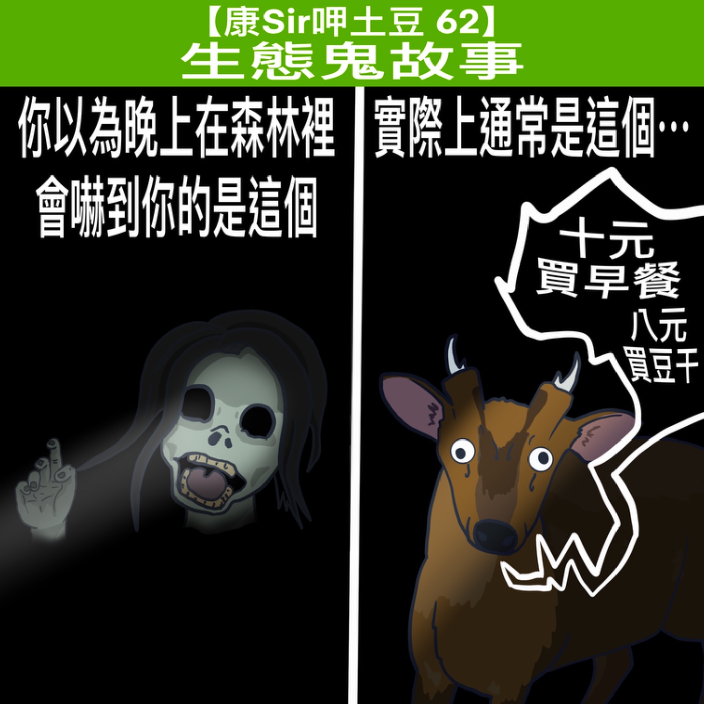 【康Sir呷土豆 62】生態鬼故事 episode artwork