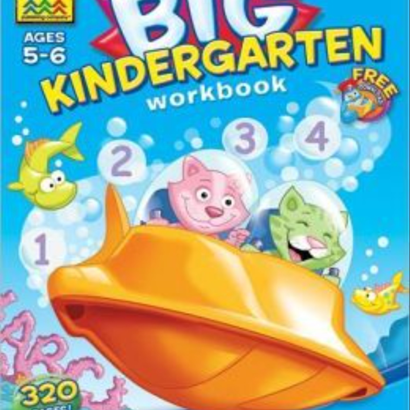 Download School Zone Big Kindergarten Workbook: 320 Pages, Ages 5 to 6, Early Reading, Early Math, Writing, Numbers 0-20, Alphabet, Sight Words, Matching, Story Order, and More by School Zone Full Page