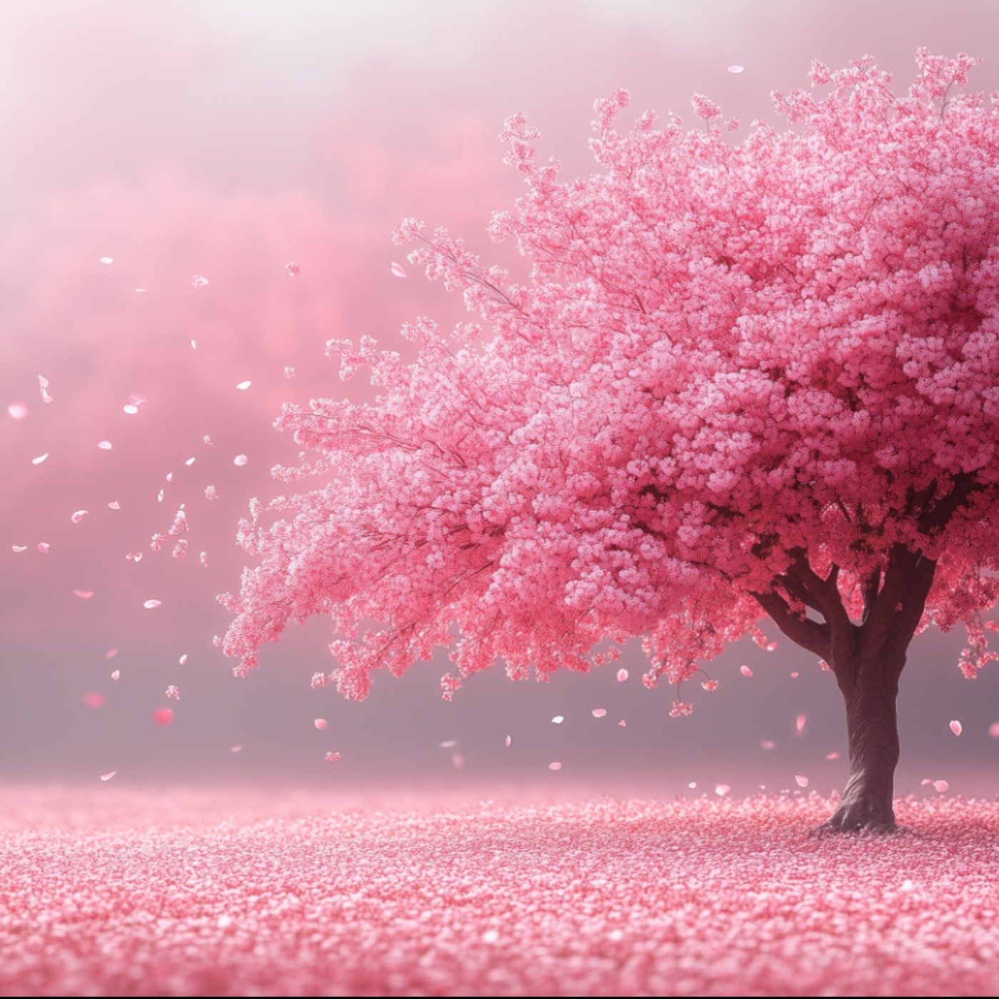 68 minutes Listen to beautiful piano music under the cherry blossom trees #工作音樂 #workmusic episode artwork