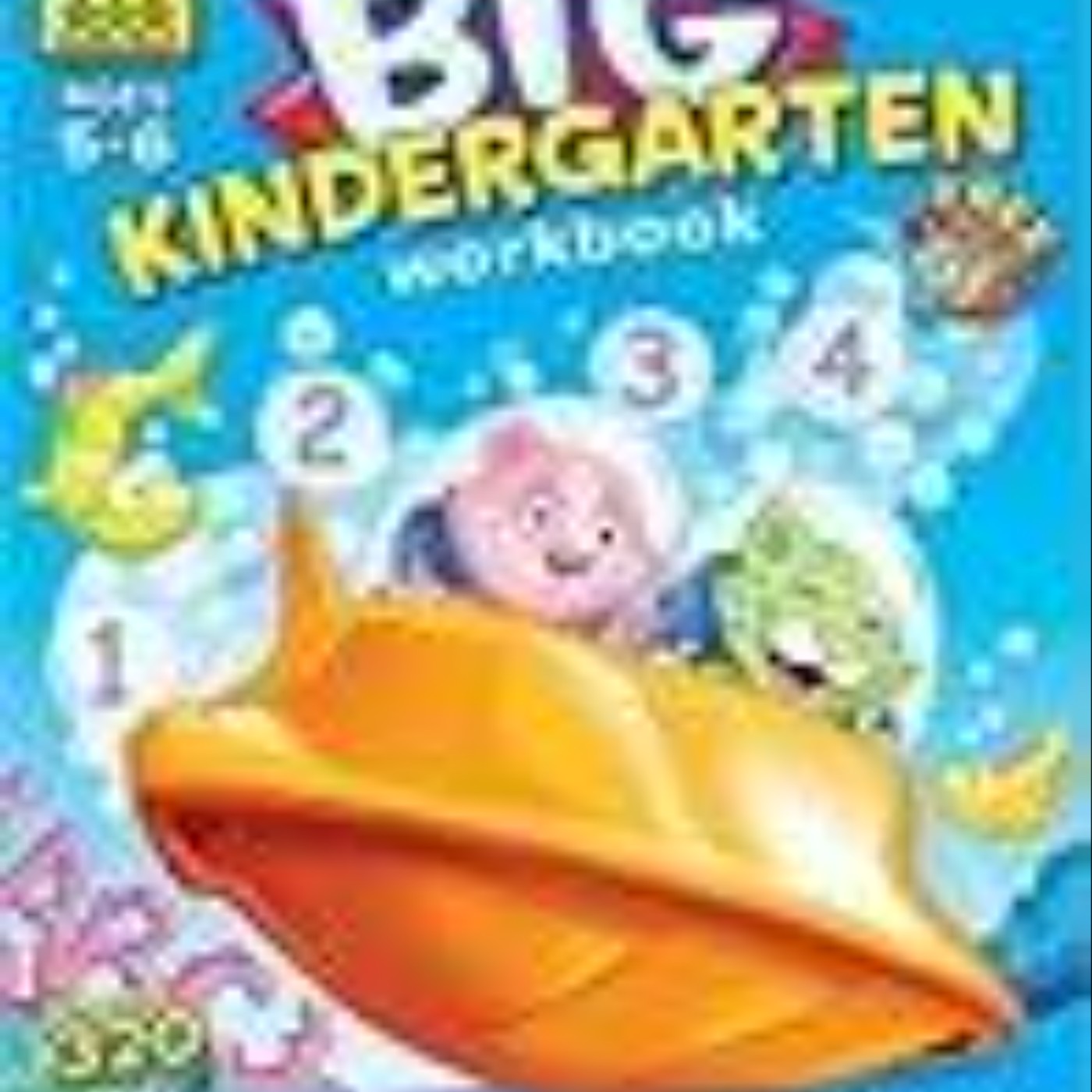 Read Now School Zone Big Kindergarten Workbook: 320 Pages, Ages 5 to 6, Early Reading, Early Math, Writing, Numbers 0-20, Alphabet, Sight Words, Matching, Story Order, and More by School Zone