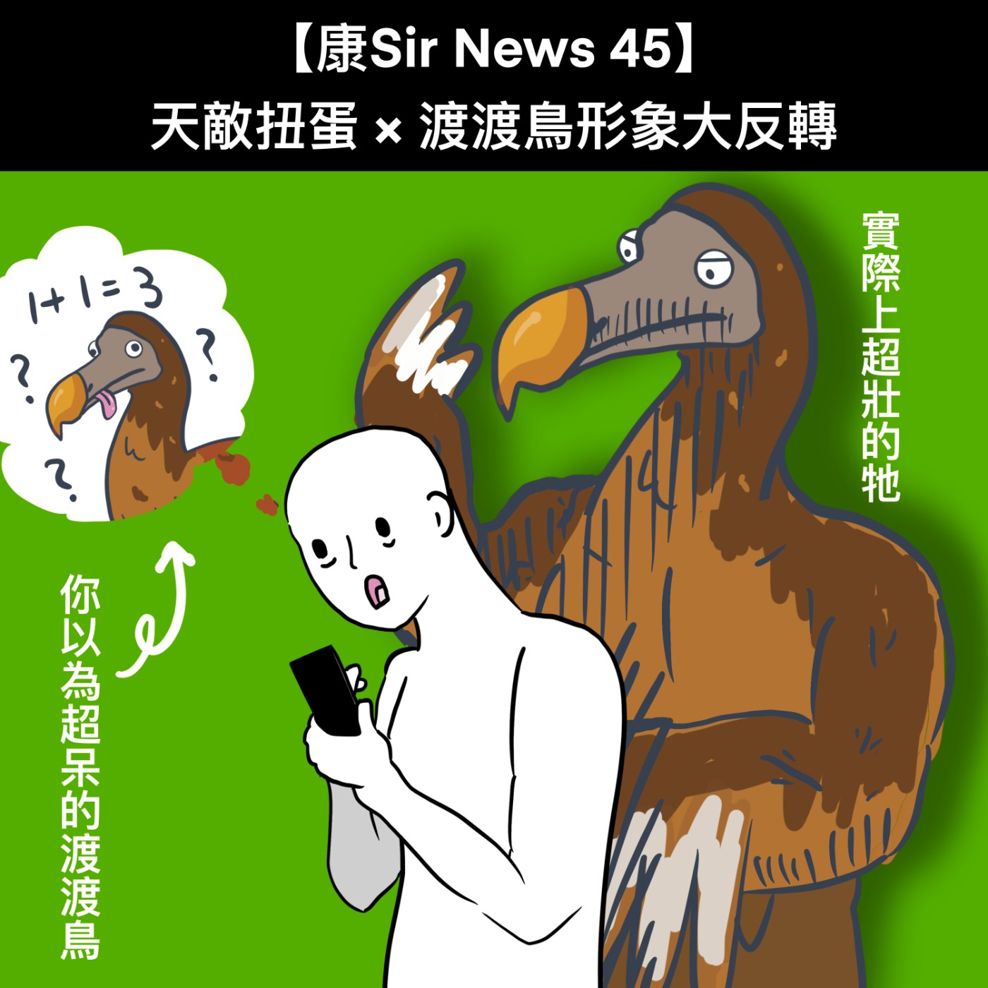 【康Sir News 45】天敵扭蛋 ×渡渡鳥形象大反轉