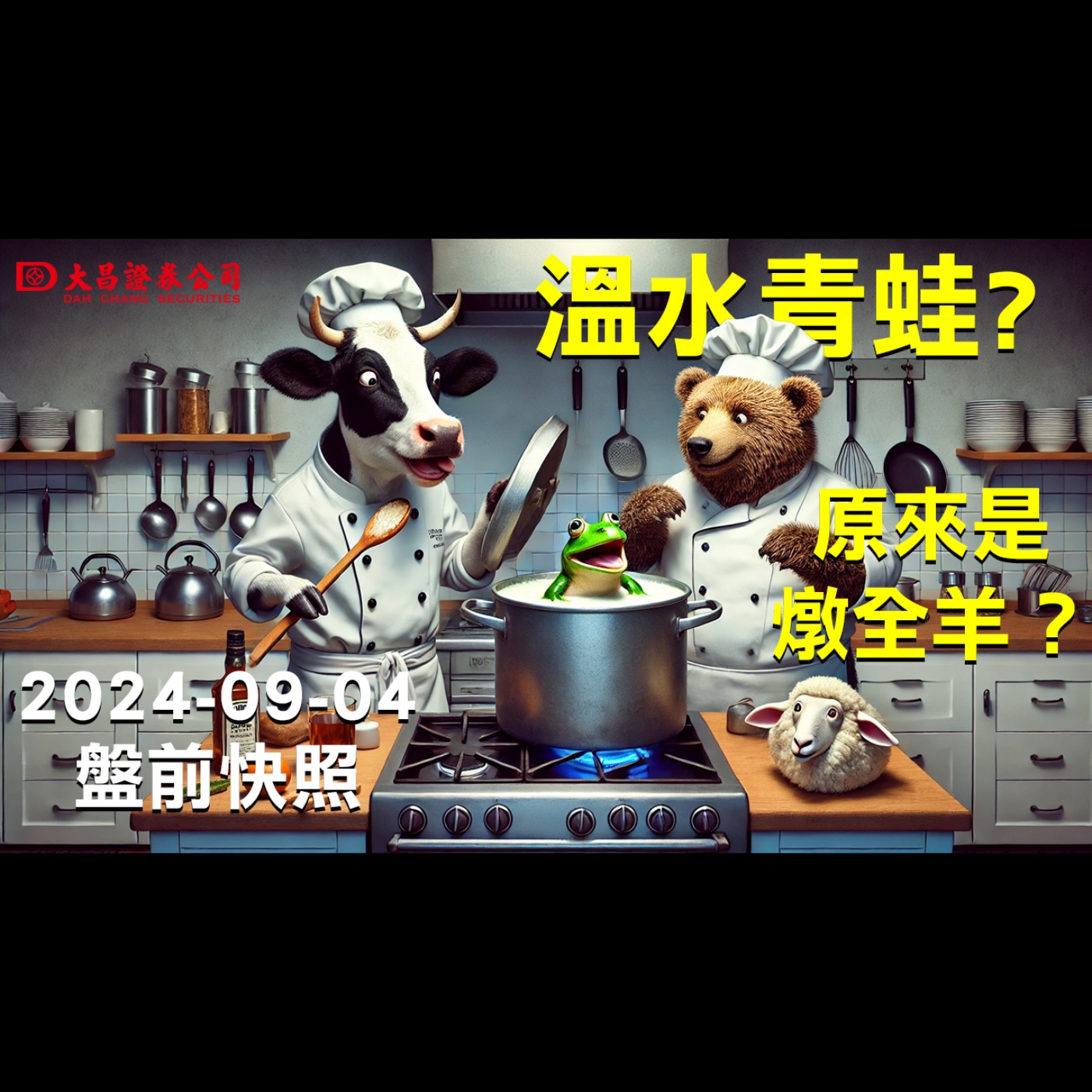 【大昌證券】2024年9月4日盤前快照：溫水青蛙？原來是燉全羊？ episode artwork