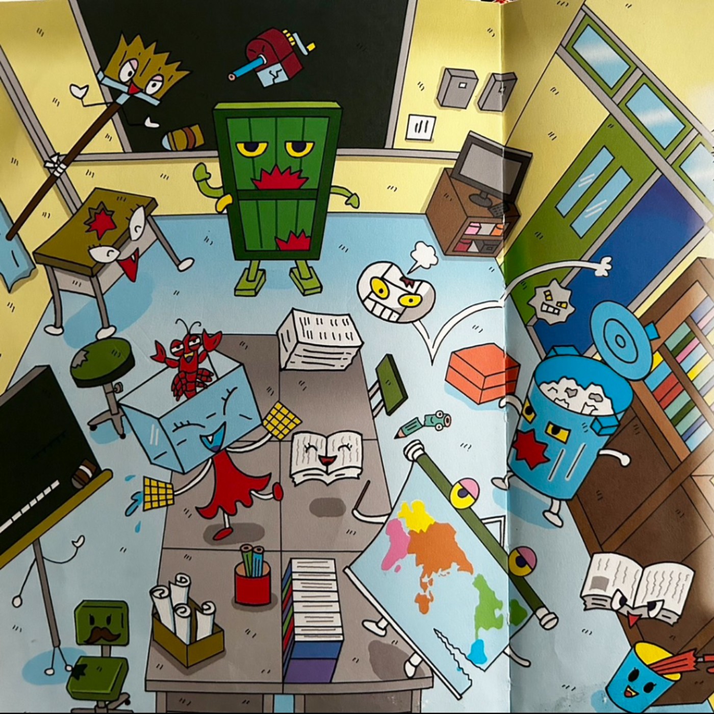 #061【校園裡的小妖怪3】妖怪職員會議 (愛惜公物) episode artwork