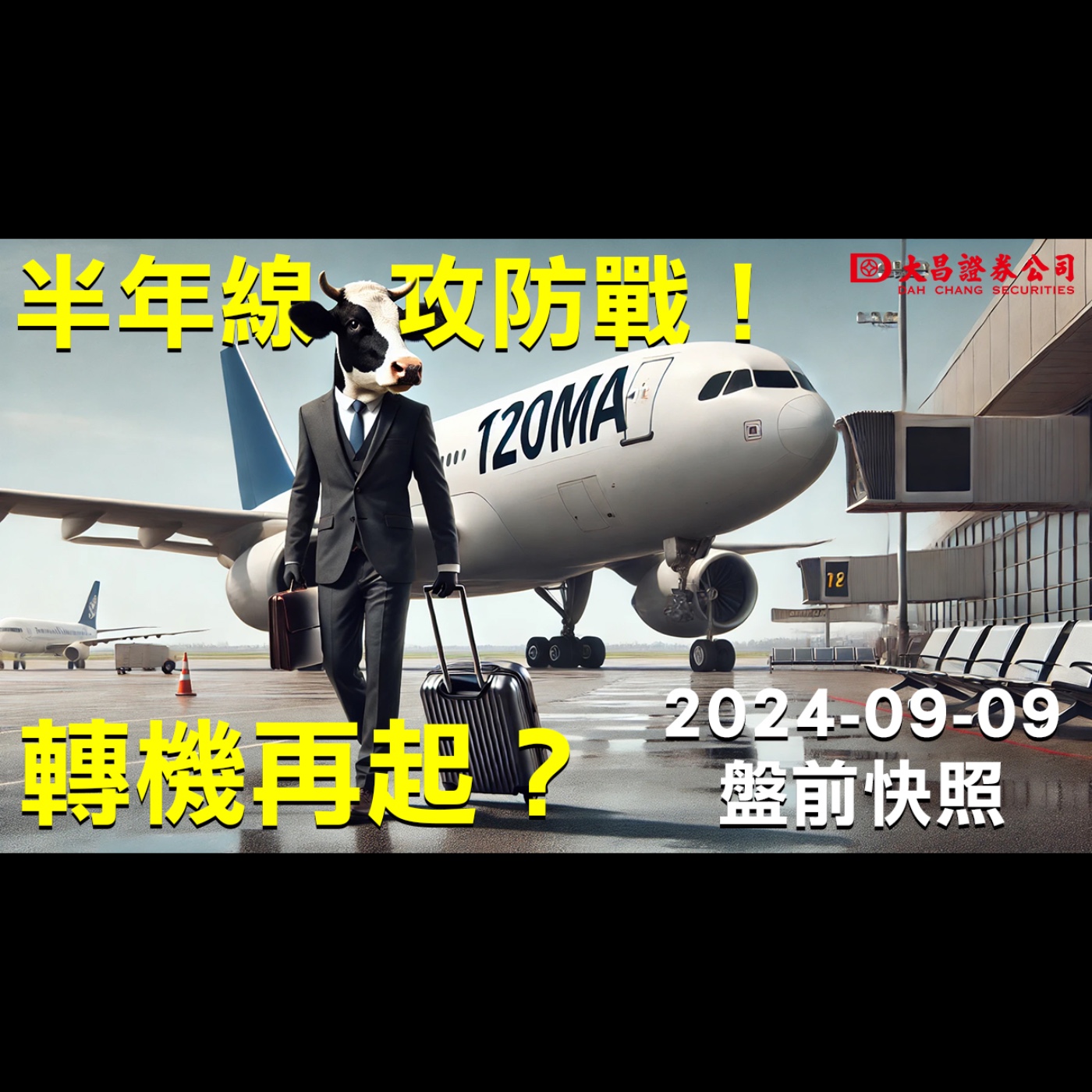 【大昌證券】2024年9月9日盤前快照：半年線攻防戰！轉機再起？ episode artwork
