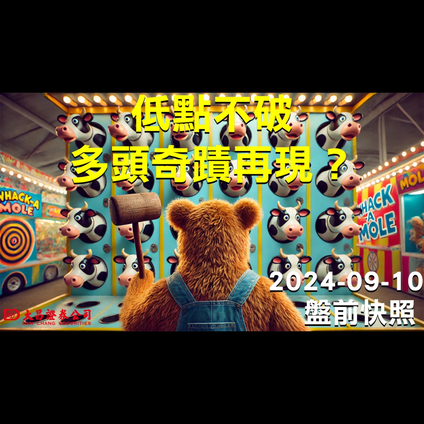 【大昌證券】2024年9月10日盤前快照：低點不破，多頭奇蹟再現？ episode artwork