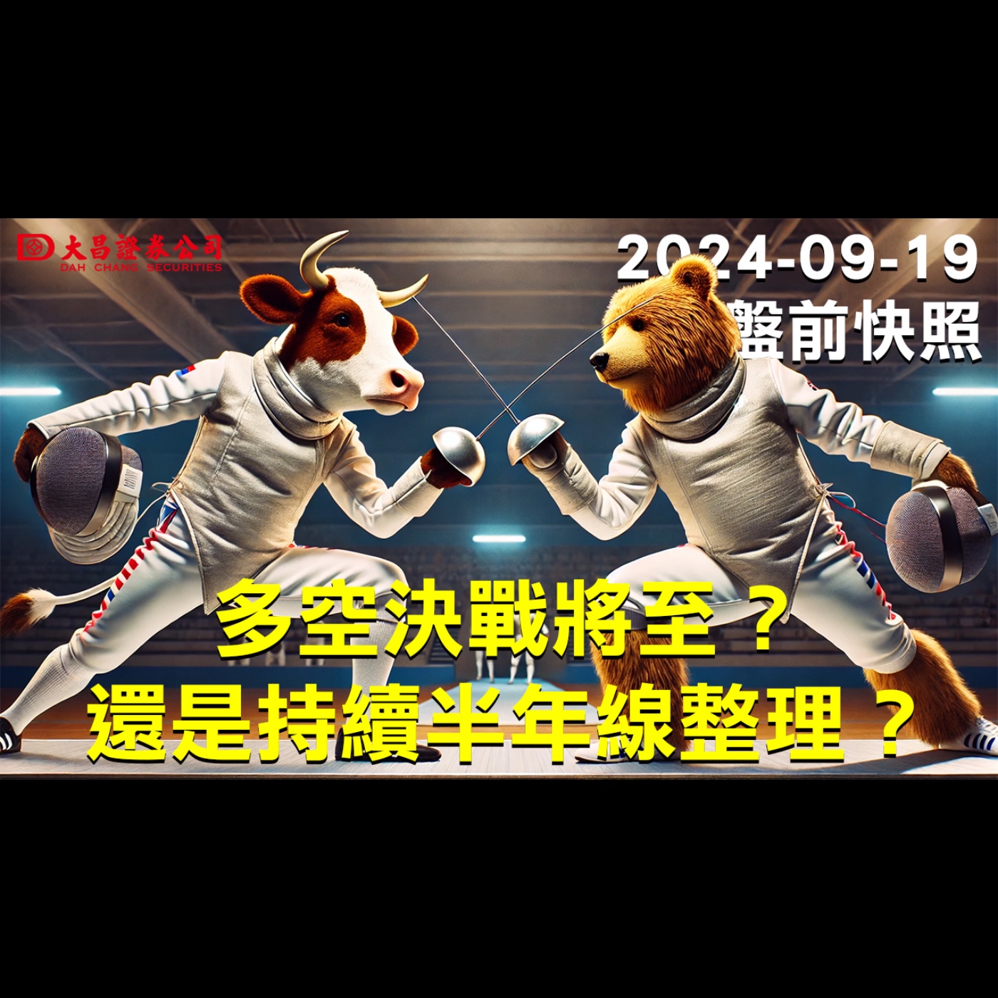 【大昌證券】2024年9月19日盤前快照：多空決戰將至？還是持續半年線整理？ episode artwork