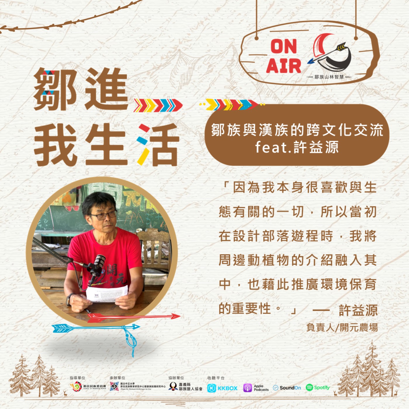 【鄒進我的生活EP11】鄒族與漢族的跨文化交流feat.許益源 episode artwork