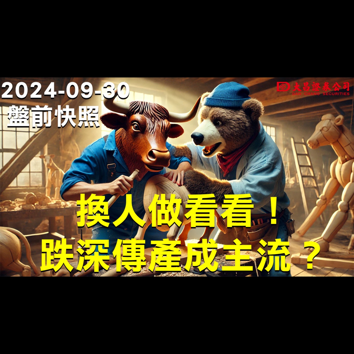 【大昌證券】2024年9月30日盤前快照：換人做看看!跌深傳產成主流？ episode artwork