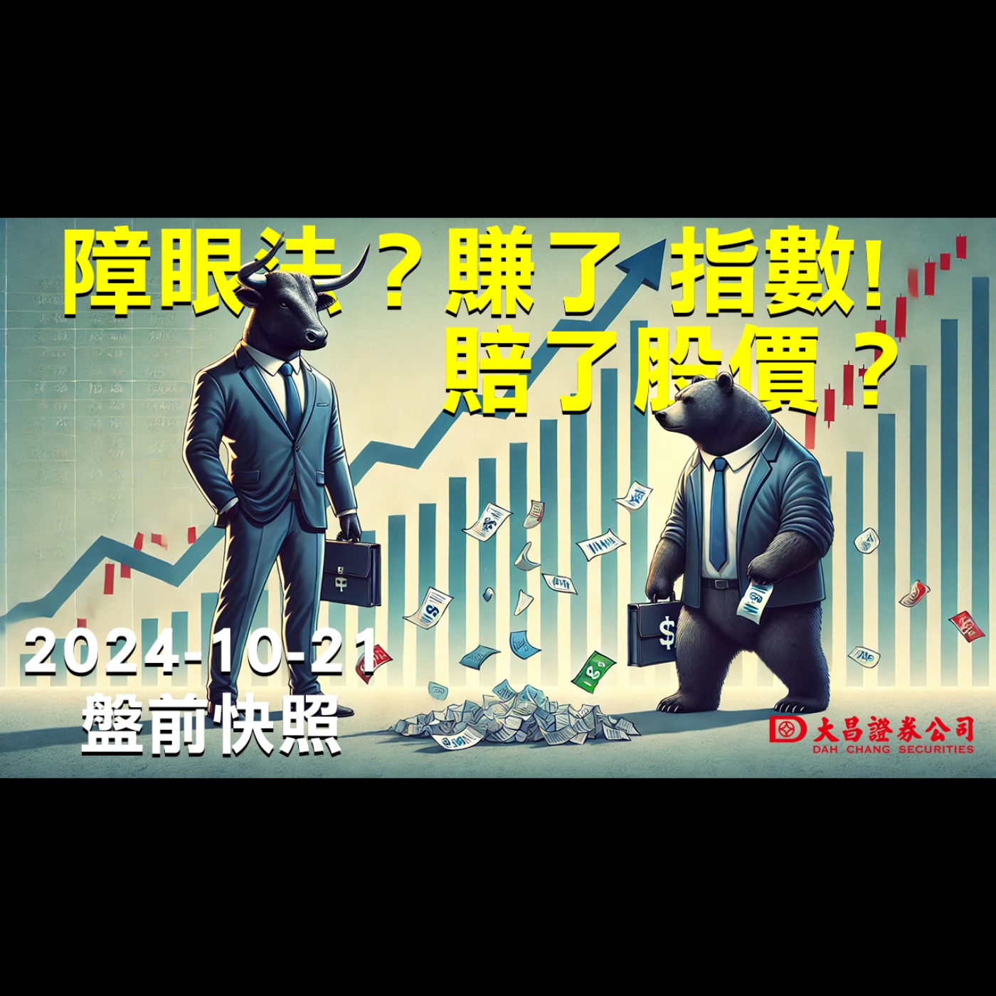 【大昌證券】2024年10月21日盤前快照：障眼法？賺了指數，賠了股價？ episode artwork