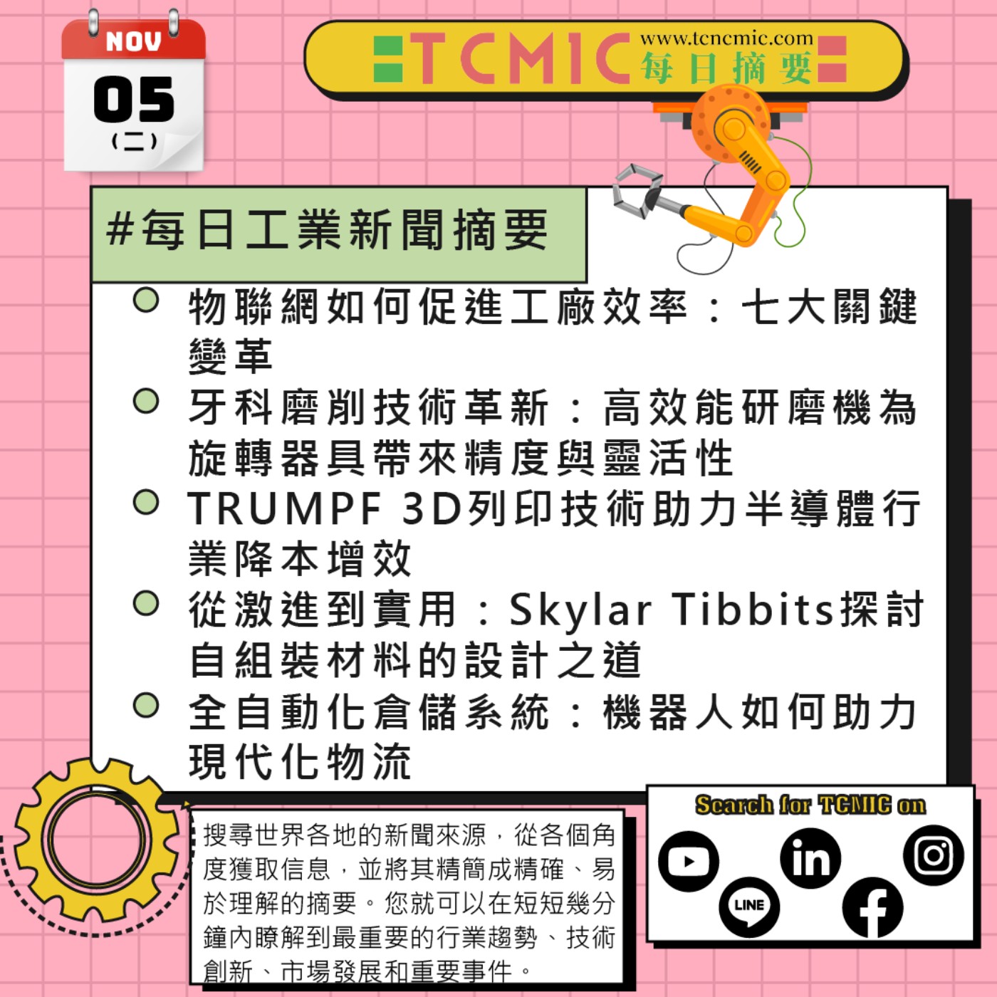 TCMIC產業要聞