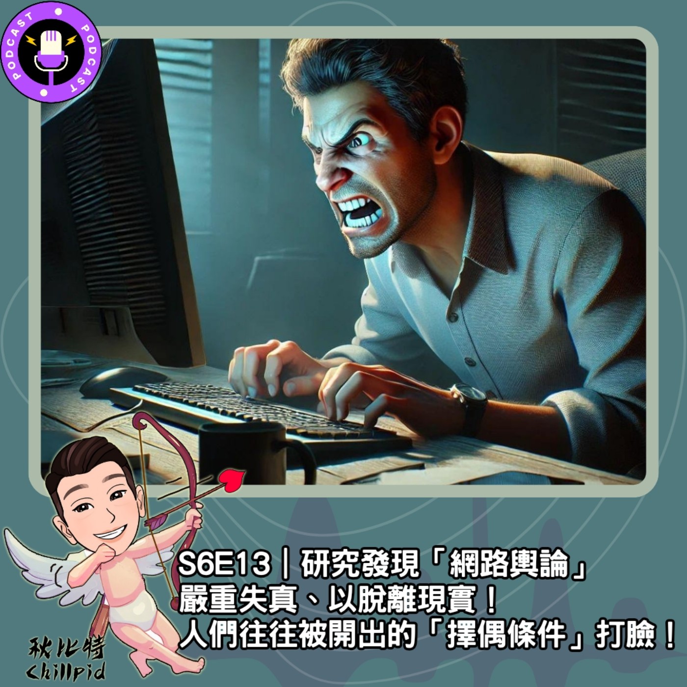 cover of episode S6E13｜研究發現「網路輿論」嚴重失真、已脫離現實！人們往往被開出的「擇偶條件」打臉！