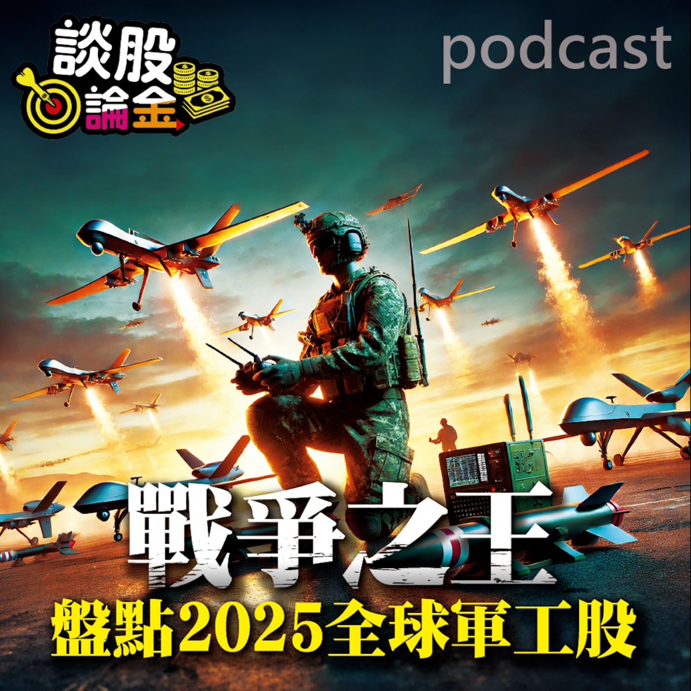 戰爭之王 盤點2025全球軍工股【談股論金 EP46】 episode artwork